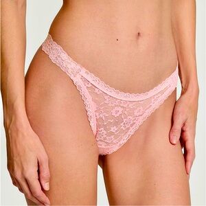 Victoria’s Secret Sequin Posey Lace Brazilian Panty